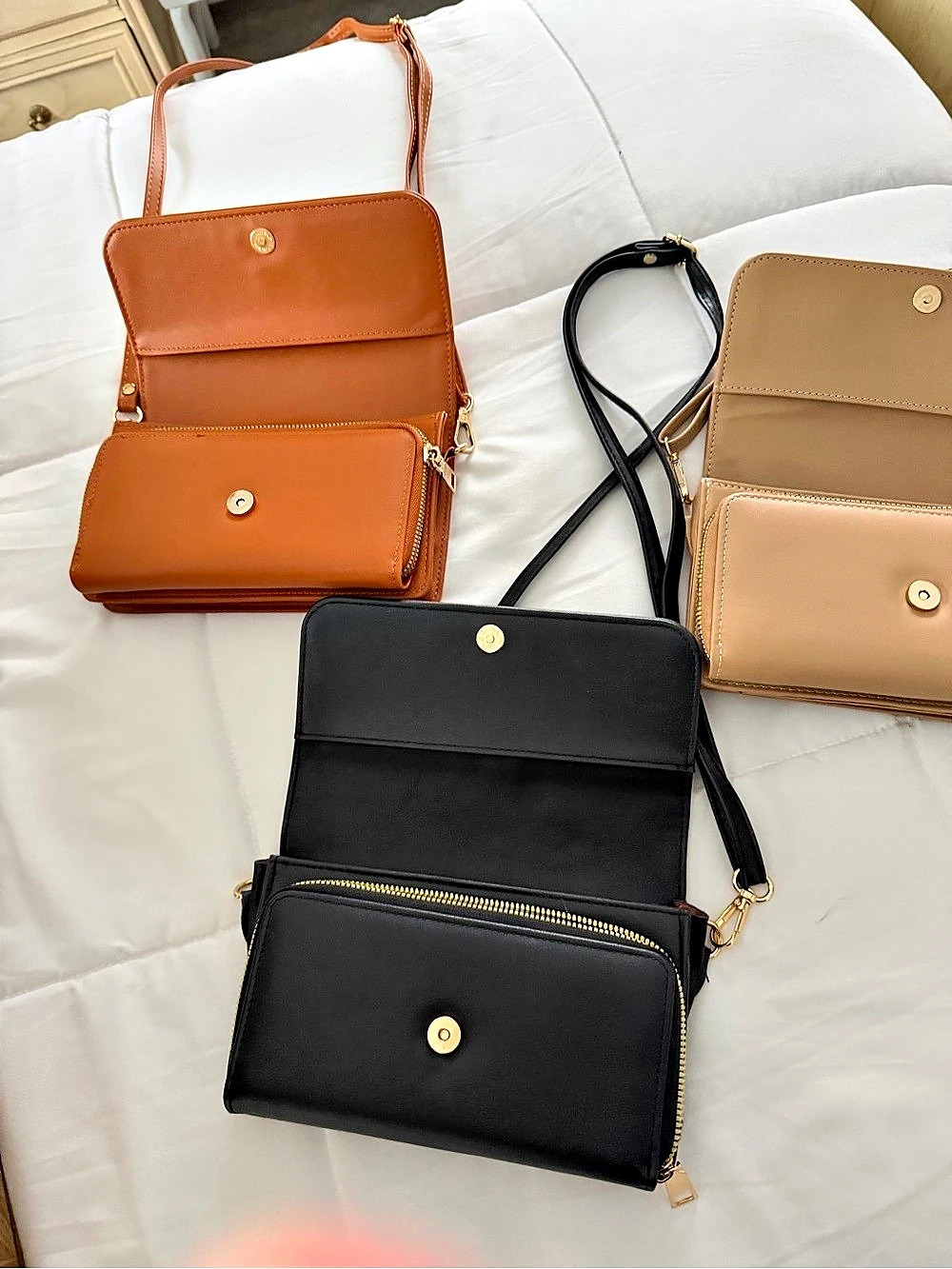 Crossbody Bags in Black & Brown Like New